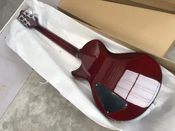 2019 Kõrge kvaliteediga Hiina electric guitar, Mahagon keha quilted maple Top Electric guitar, tasuta shipping