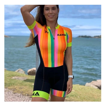 2020 Naiste Rattasõit Naine Xama Pro Team Triatloni Komplekti Biking Jersey Ühes Tükis Kombekas Komplektid Macaquinho Ciclismo Geel Roosa Padi