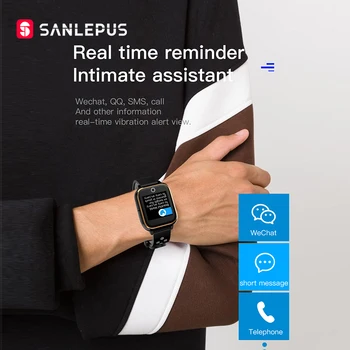 2020 SANLEPUS Smart Vaadata Juhtmeta Kõrvaklapid MP3-Fitness Käevõru Mehed Naised Smartwatch Jaoks Android-iOS-Apple Xiaomi