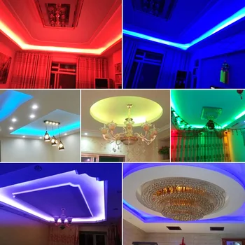 20M Paindlik RGB LED Valgus 3528 SMD LED Värv Muutus Valgus puldiga RGB Paindlik Kleeplindiga Lambi Kodu Kaunistamiseks