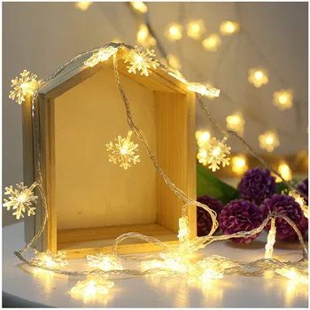 2M 20 LED Lumehelves Valgus String Twinkle Vanikud Akutoitega Jõulud Lamp Puhkus Pool Pulm Dekoratiivsed Haldjas Kerge