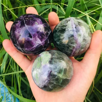 3-4cm loomulikku värvi fluoriidimaardlat selge, poleerimine crystal ball