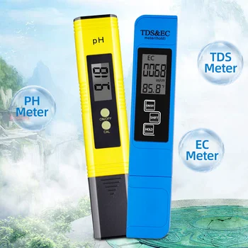 3 IN 1 PH-Meeter TDS EÜ Tester LCD ekraan Vee Filter Hüdropooniline Bassein Arvesti Pen-Vee Mõõtmine Jälgida Tööriista 28%maha