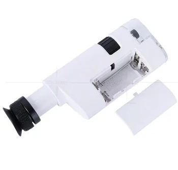300X-350X Zoom Fookus on Reguleeritav Valgustatud Klamber tüüp LED Taskus Mobiiltelefon, Mikroskoop, Luup Suurendusklaas Telefon koos
