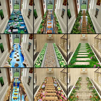 3D Lõbus Seiklus Koridori Matt Magamistuba, Köök Vaibad Kids Room Dekoratiivsed Esita Matt Ala Vaipa Pastoraalne Vaibad eest elutuba