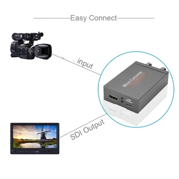 3G-sdi, et hdmi-ühilduvate Konverteri Adapter sdi video converter HD-SDI/3G-SDI Adapter HD1080P Video Converter for HD-DVD-HDTV