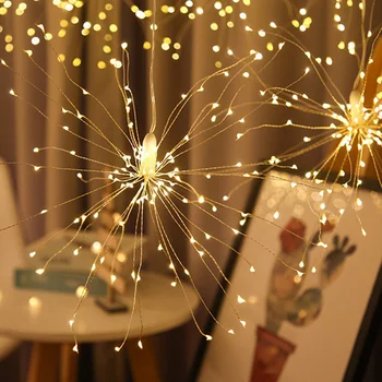 3M 500 LED Võilill Ilutulestiku Tuled Jõulud Vanik String Haldjas Lamp Xmas Uue Aasta Kodus Magamistoa Aken Decor Valgustus