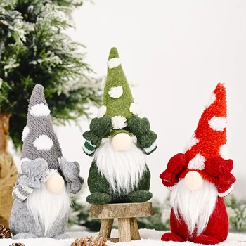 3tk Jõulud Elf Teenetemärgi Käsitöö Lumehelves Gnome rootsi Tomte Nukk, Mänguasi