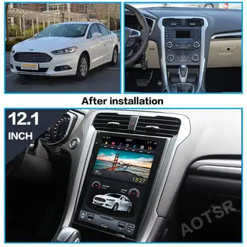 4+128G Ford Fusion, Mondeo MK5 2013 - 2019 Android 9 autoraadio Multimeedia Mängija, GPS Navigatsioon DSP CarPlay PX6 Auto Stereo