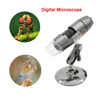 400X-1000X USB Mikroskoobi Pihuarvutite Kaasaskantavate Digitaalsete Mikroskoopide USB Liides elektronmikroskoobid 8 Led Sulg