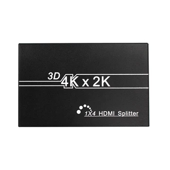4K 2k 1X4 HDMI Splitter, Full HD 1080p Video, HDMI 1 Sisse 4 välja Lüliti Vahetaja Ekraan Smart TV monitor, projektor mi box3 ps4