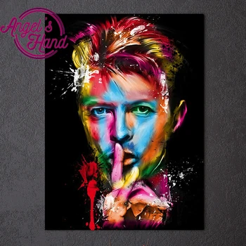 5D DIY Diamond Maali ristpistes David Bowie -, meeste -, Kodu Decor Tikandid triptühhon maali Täis Teemant, Mosaiik, kleebised,kingitus,