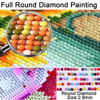 5D DIY Diamond Mosaiik Tikandid Diamond Maali Täis Ruut/Ring Rhinestone Cross-stitch Naljakas Loomade Jõulud Kunst Kingitused