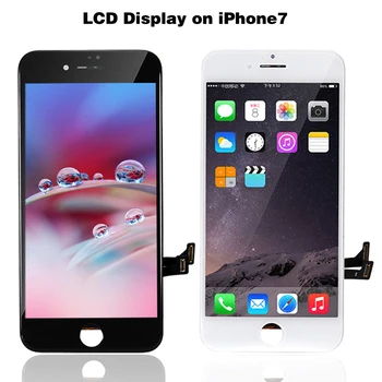 AAA+++LCD Ekraan, iPhone 6 7 8 6S Plus Puutetundlik Ekraan, Asendus iPhone4S 5 5S SE Ei Surnud Pixel+Karastatud Klaas+Tööriistad+TPU