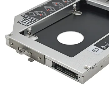 Alumiinium 2nd HDD Caddy 12,7 mm SATA 3.0 Dual LED, SSD HDD Korral Hoidmiskoha Custopmized HP EliteBook 8460p 8470p 8460W 8470w