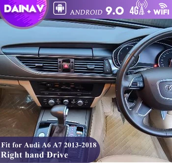 Android autoraadio 2 Din GPS Navigatsiooni Audi A6 A7 2013 Parempoolse rooliga Auto Multimeedia DVD-Mängija, Auto Raadio-magnetofon