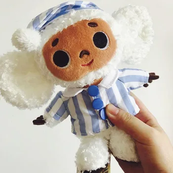 Armas cheburashka -, plüüš-mänguasi suured silmad monkey riided pehme nukk Venemaa Anime baby kids magada appease nukk mänguasjad lastele