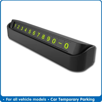 Auto Ajutise parkimiskaardi Telefoni Number, Kaardi Plaat Lülitage Telefoni Number, Auto Parkimine Kaardi Peatus Auto interjööri Aksessuaarid
