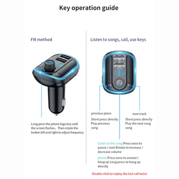 Auto Bluetooth-USB-Coche Komplekt MP3-Mängija Käed Vaba CarKit Aksessuaar Manos Libres Bluetooth Transmisor Fm Estereos Para Auto