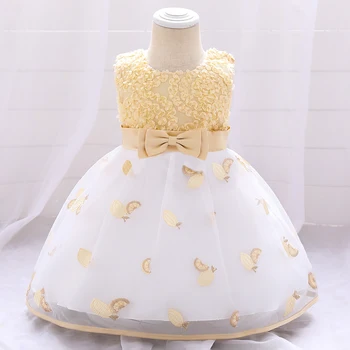Beebi Tüdruk Suvine Kleit Koos Vööri Imiku Printsess Kleit Beebi Esimene 1. Aasta Sünnipäeva Kleidid Beebi Tüdruk Jõulud Kleit
