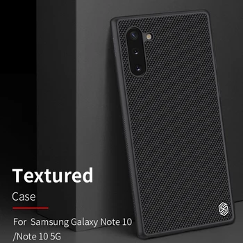 Case for Samsung Lisa 10+ NILLKIN Tekstuuriga Nailon Kiud Vastupidav Non-Slip Back Cover for Samsung Galaxy Note 10 Pluss Pro 5G