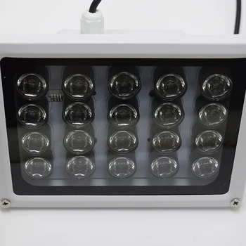 CCTV 20PCS IR LED Array IR valgusti infrapuna CCTV kaamera lambi valgus, IP65 Metallist Veekindel materjal Öise Nägemise
