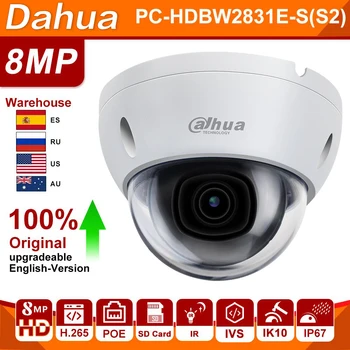 Dahua 8mp 4k IP Kaamera Starlight Dome IPC-HDBW2831E-S IR 30m RVT Motion Detection-SD-kaardi pesa IP67 IK10 Võrgustik Väljas Kaamera