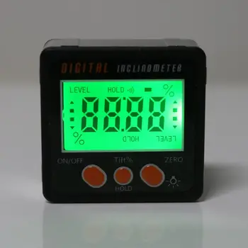 Digitaalne Inclinometer Elektroonilise Nurgamõõtjaga Alumiiniumsulamist Kest Koonilised Kasti Nurga Näidik Arvesti Mõõtmise vahend R9JC