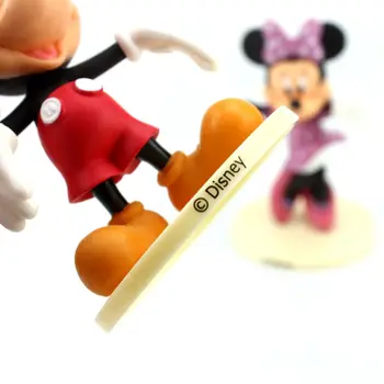 Disney Kid Mänguasjad 8pcs Miki Minni Hiir, piilupart Donald Tobe Tegevus Joonis Seista Mannekeeni Tüdruk Sünnipäeva Kingitus Cake Toppers