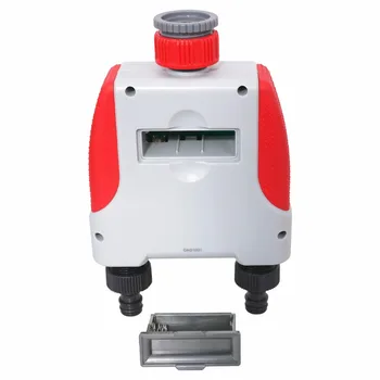 Dual 2-Outlet Automaatse Kastmise Taimer Digitaalne Elektrooniline Solenoid Ventiil Sprinkler-Taimer Veekindel Töötleja Süsteemi#21068