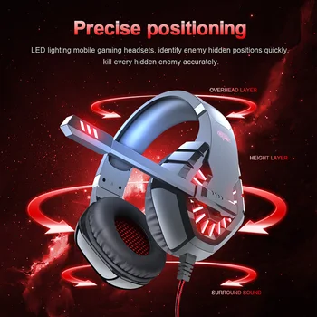 GT82 Kõrvaklapid Stereo Gaming Headset With Microphone Sobivad Arvuti PS4 Mobiil OVLENG Usb+3.5 mm Müra Vähendamise Väike Aktsent