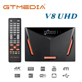 GTmedia V8 4K UHD poolt välja töötatud Gtmedia V8 NOVA DVB S2 / S2X + T / T2 / Cable / ATSC-C / ISDBT satelliidi vastuvõtja Decodific