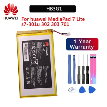 Hauwei originaal HB3G1 4000mAh MediaPad Aku Huawei S7-303 S7-931 T1-701u S7-301w MediaPad 7 Lite s7-301u S7-302