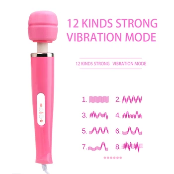 IKOKY Suur Suurus Vibraator Võimsam Võlukepp Massager AV Varras Kinni G Spot Kliitori Stimulaator Sugu Mänguasjad, Naiste Täiskasvanud Tooted