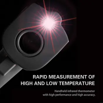 Industrial Laser LCD Digitaalne IR Infrapuna Termomeeter Temperatuuri Mõõtja Gun Pointi -50-380Degree Mitte-Kontakt Termomeeter Pyrometer