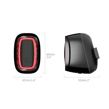 Jalgratta Smart Auto Piduri Tundlikud Valguse USB Laetav Saba Kerge IPx6 Veekindel LED Hoiatus Tuli Jalgratta Tagumine Tuli Tarvikud