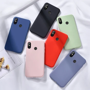 Juhul Xiaomi Mi A2 Lite Juhul ZROTEVE Candy Värvidega Katta Pehme Vedela Silikooniga Puhul Xiaomi Mi A2Lite A2 Lite Cover Uus