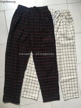 Korea Fashion Streetwear Ruuduline Vintage Slim Haaremi Pahkluu Seksikas Pant Suvel Naiste Pükste Õpilane Tüdruk Kõrge Vöökoht Elegantsed Daamid