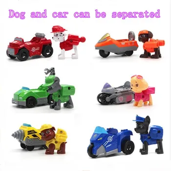 Kõrge kvaliteet, 6 TK paw patrull koera päästmiseks komplekt metall, sulam, mänguasja auto patrull koera anime tegevus mänguasi poiss, tüdruk sünnipäev Jõulud kingitus