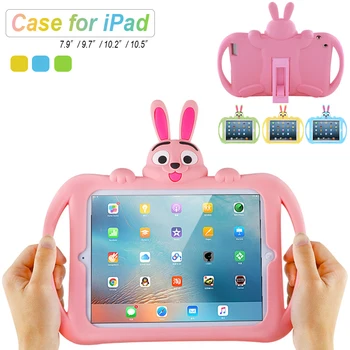 Lapsed Case for iPad 2 3 4 Pehme, Räni, Laps Armas Seista Tableti Kate ipad 9.7 tolline 2017 2018 mini 5 4 3 2 1 Air 2 3 pro10.5