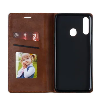 Magnet Nahast Flip Case For Samsung Galaxy A20S A51 A71 A50 A70 A30 A20 A81 A91 Coque Kaardi Pesa Raamaturiiul seista Kate