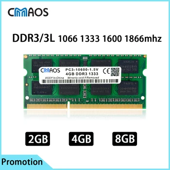 Memoria Ram, 8GB DDR3 4GB 2gb Sülearvuti Mälu 1066 1333 1600 1866mhz sodimm RAM Sülearvuti Mälu Sdram Ram Intel & AMD Sülearvuti