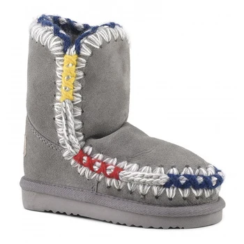 Moug talve kingad naistele lumi saapad originaal eskimo 24 plaaster segatakse käsitsi valmistatud lambanahast platvorm daamid pahkluu saapad