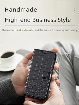 Nahast Flip Rahakott Case for Samsung Galaxy Note 10 Pro 20 Ultra Plus J3 J6 Pluss Peaminister Mega Duos Mini 2 Kaant Kotid