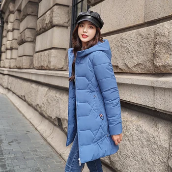 Naiste talve jope mood 2020 uue korea varruka pikkus polsterdatud jope naiste alla polsterdatud jope paks slim fit jope