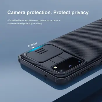Nillkin Case for Samsung Galaxy S20 Kate CamShield Juhul Lükake Kaamera Objektiivi kaitsekaas Samsung S20 S20+ Pluss 5G Juhul