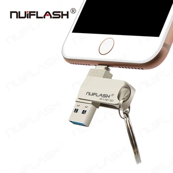Nuiflash Usb Flash 16gb 32gb 64gb 128gb Pendrive USB-Nutitelefoni micro-USB-Mälupulgale iphone ios telefoni
