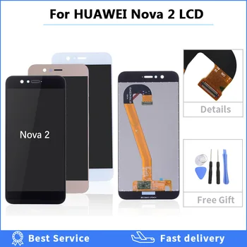 Näiteks Huawei Nova 2 LCD Ekraan Puutetundlik Ekraan, Kõrge Kvaliteediga Digitizer Ekraan Klaasist Paneel Huawei Nova 2 lcd with frame 5.0 Inch