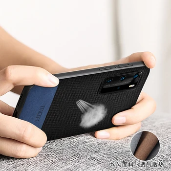 Näiteks Huawei P40 juhul katta Huwei P40 Pro Lite põrutuskindel tagakaas riie coque capas MOFi originaal pehmest silikoonist luksus juhtudel