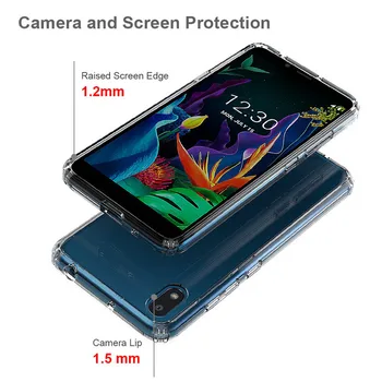 Näiteks LG K20 2019 Juhul Põrutuskindel Telefon Kate LG K50 2019 Juhul Raske Raudrüü Fundas Jaoks LG Q60 Juhul LGK20 K 20 50 Kaitsva Tagasi